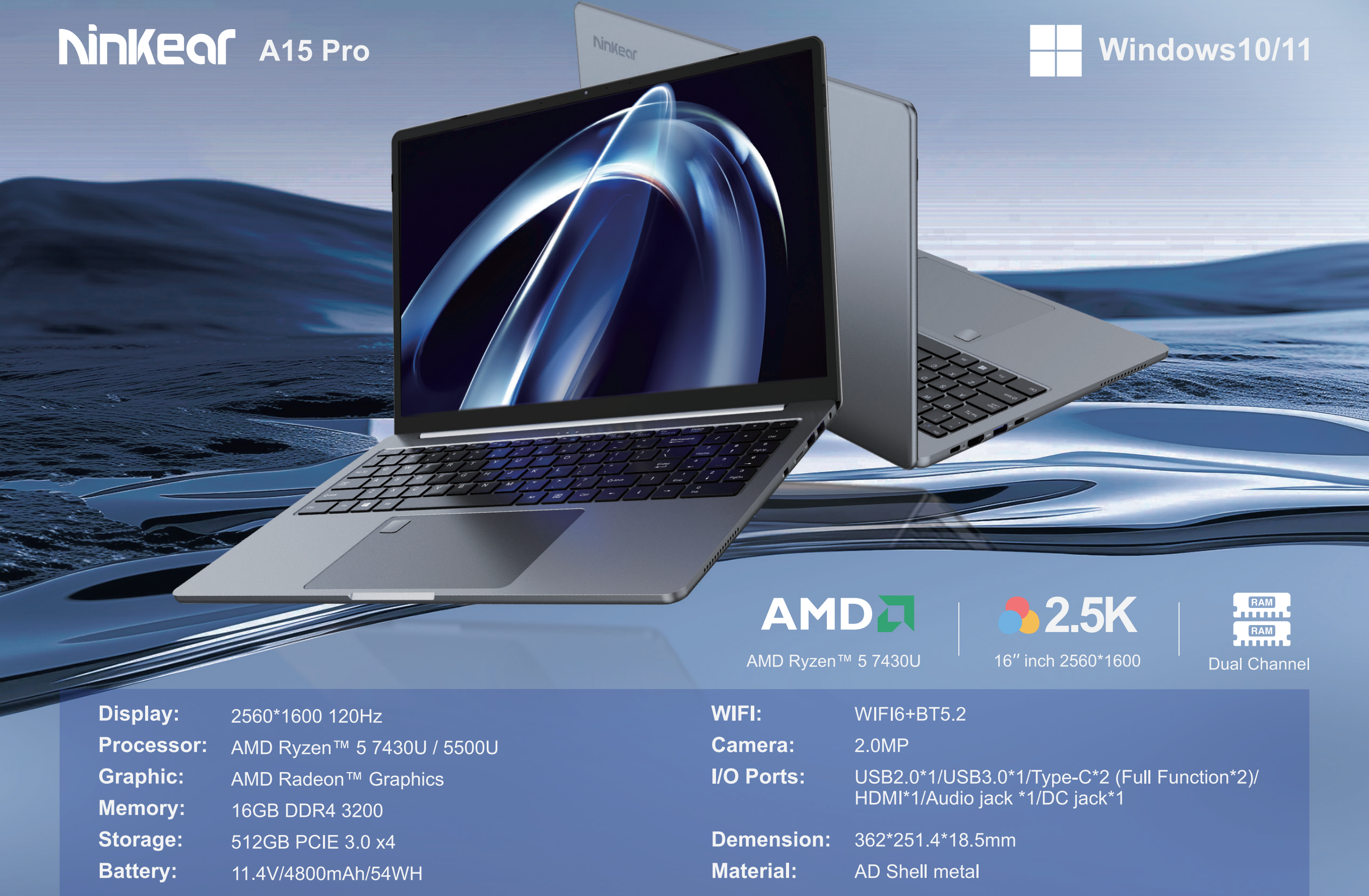 Ninkear A15 Pro notebook