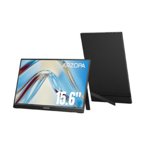ARZOPA A1 15,6" Full HD hordozható monitor, fekete