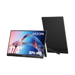 ARZOPA A1M 17,3" Full HD hordozható monitor, fekete