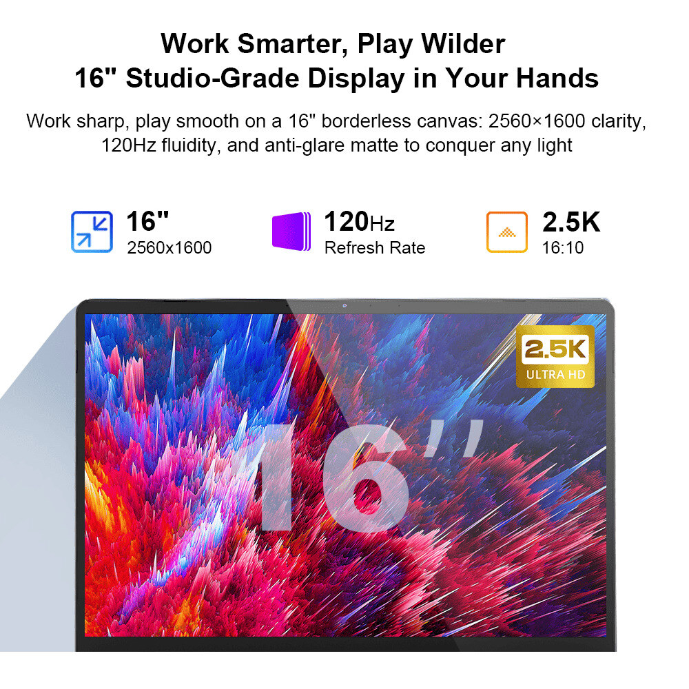 Ninkear A15 Pro 16" Ryzen 5 laptop – kép 2