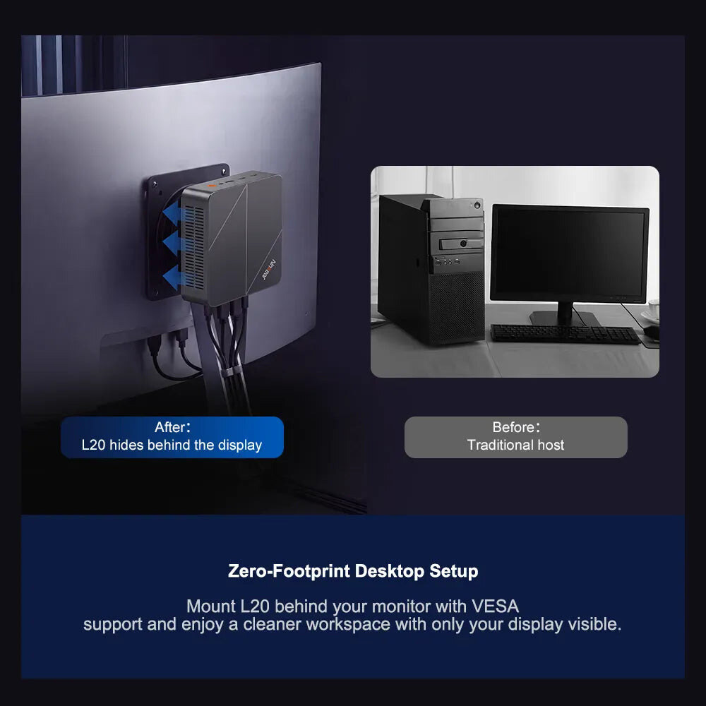 Ninkear L20 Core Ultra 5 226V mini PC – kép 3