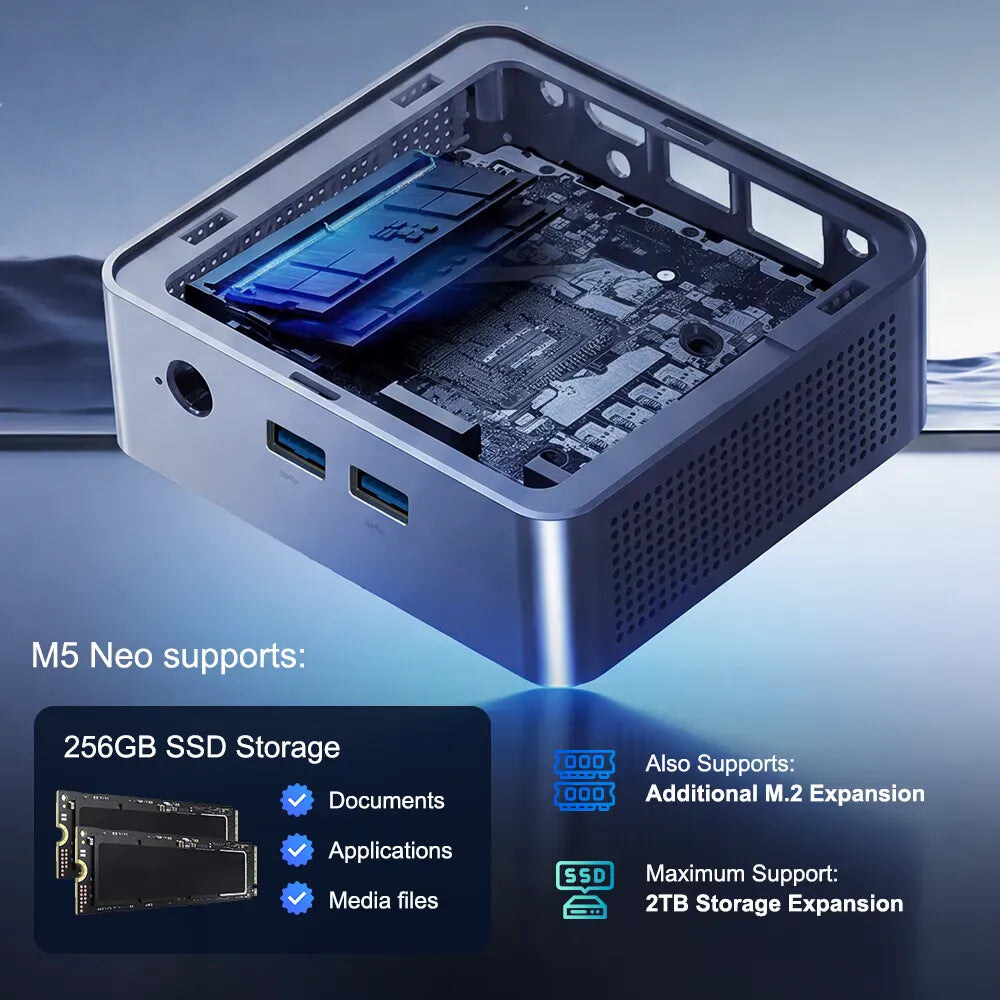 Ninkear M5 Neo Pentium Gold 5405U mini PC – kép 4