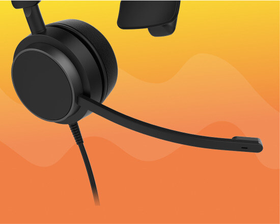 Snom A310M vezetékes headset, mono – kép 2