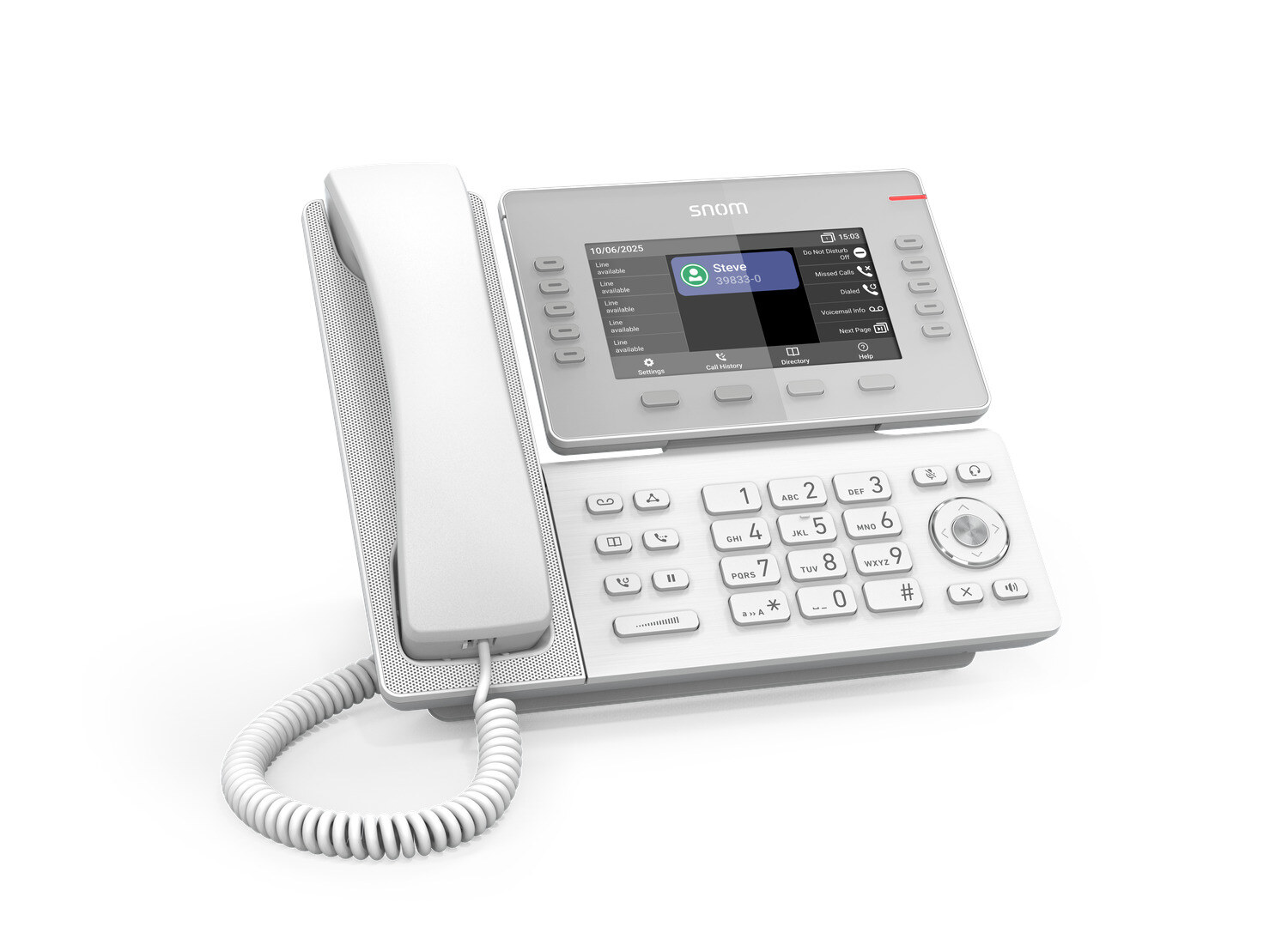 Snom D815WB IP asztali telefon, fehér – kép 1