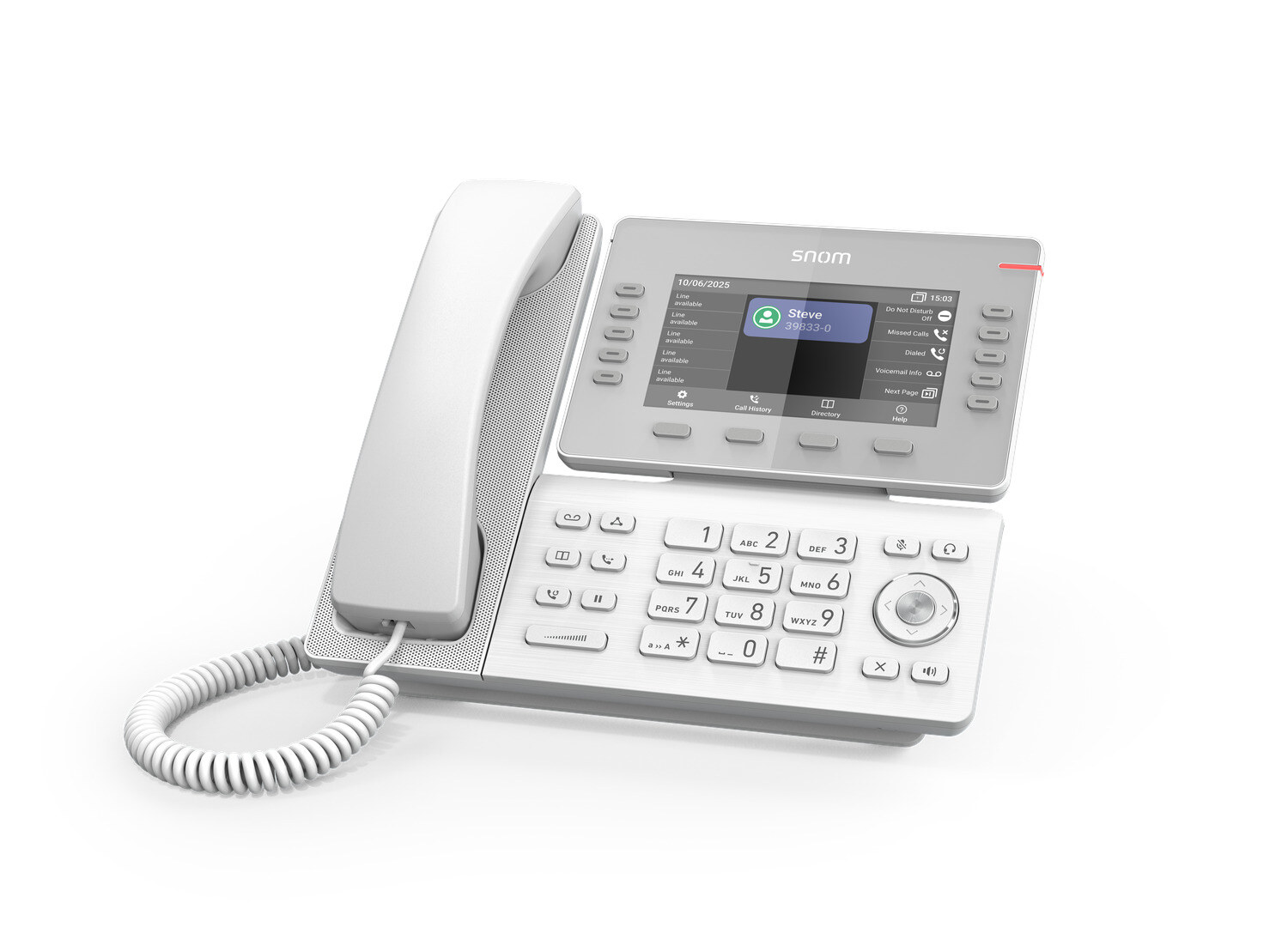 Snom D815WB IP asztali telefon, fehér – kép 2