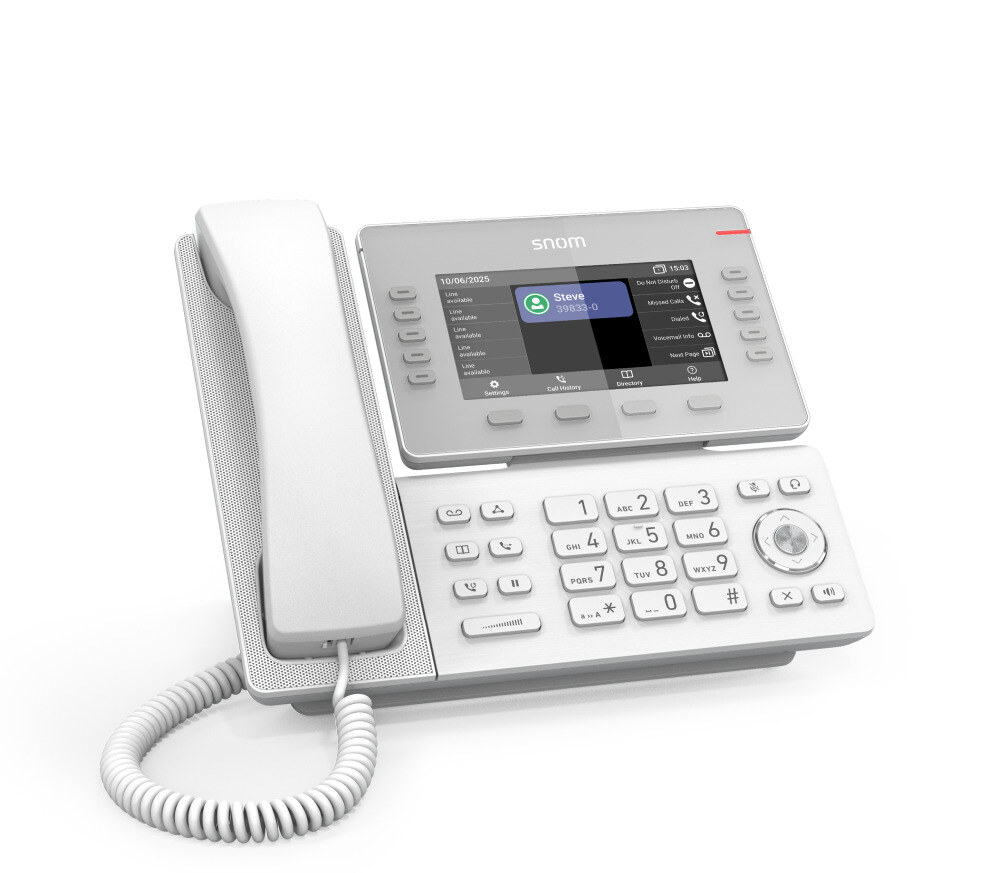 Snom D815WB IP asztali telefon, fehér – kép 3