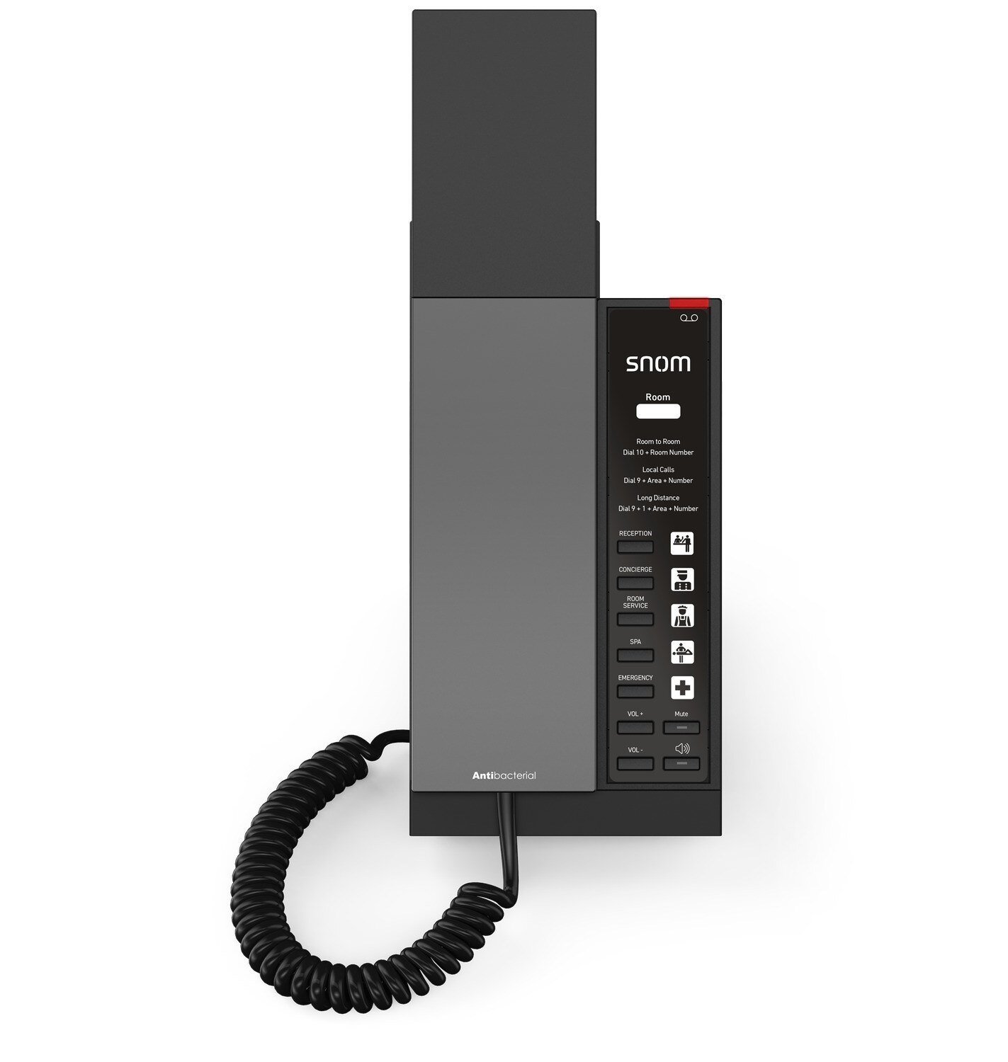 Snom HD340A keskeny analóg szállodai telefon – kép 1