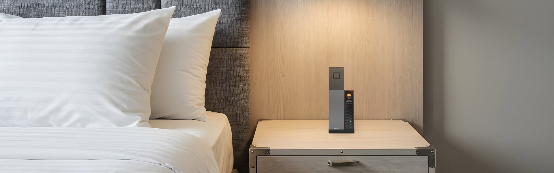 Snom HD341 keskeny IP szállodai telefon DECT kézibeszélővel – kép 5