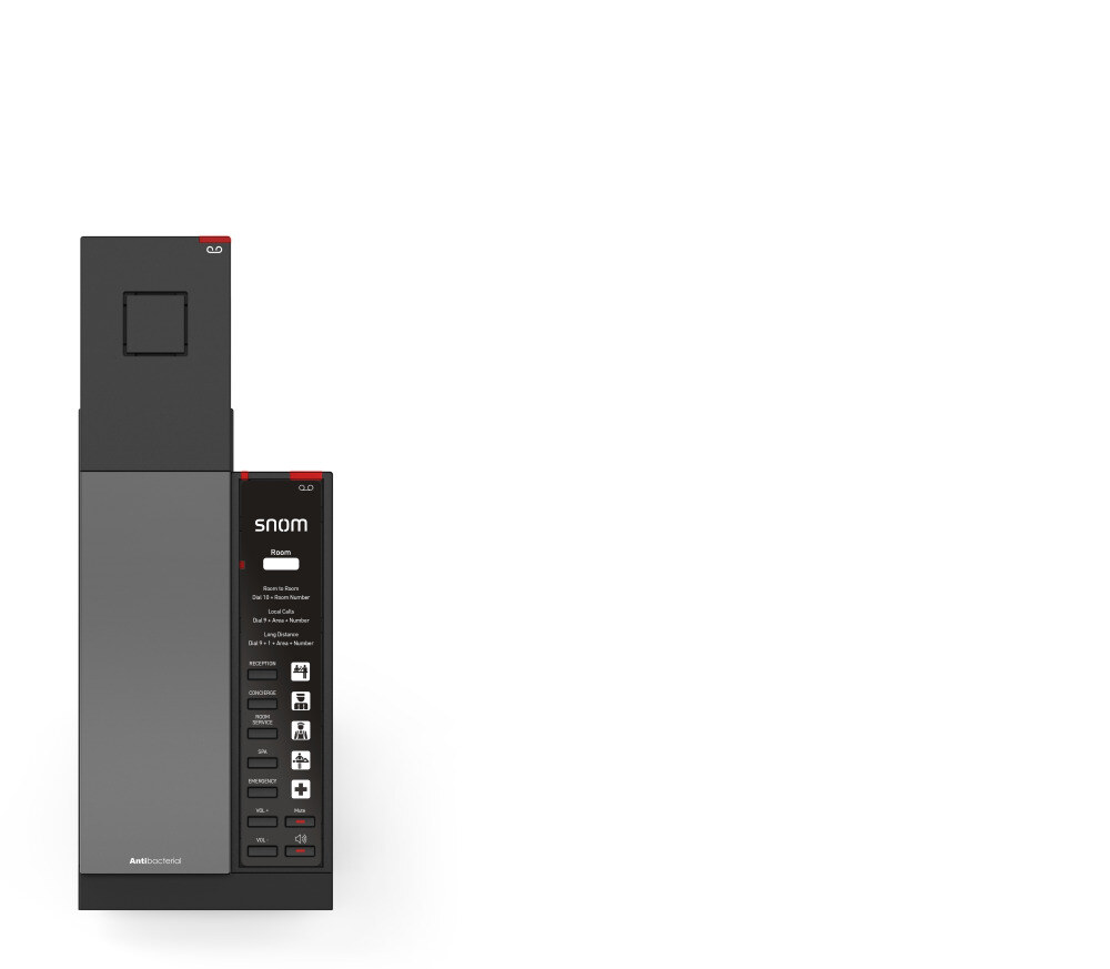 Snom HD341A keskeny analóg szállodai telefon DECT kézibeszélővel – kép 1