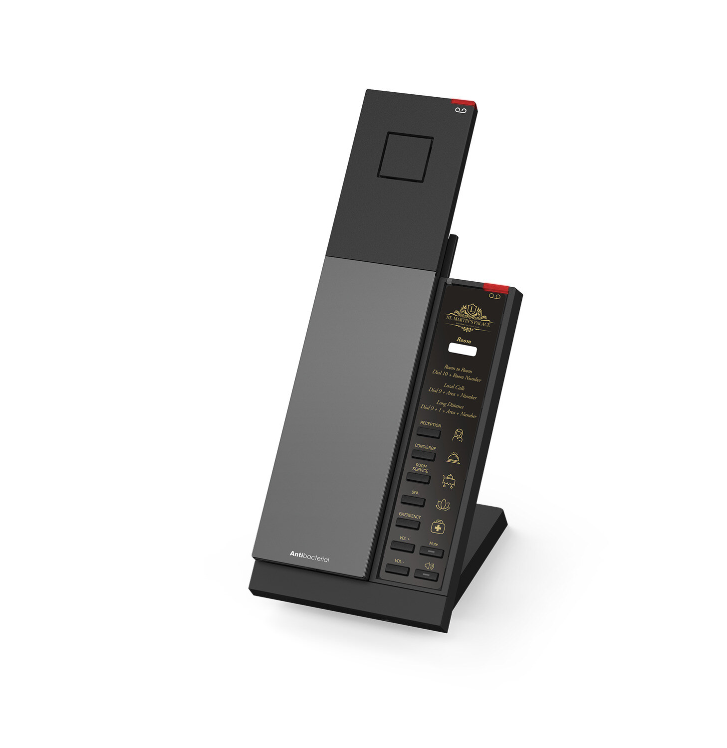 Snom HD341A keskeny analóg szállodai telefon DECT kézibeszélővel – kép 3