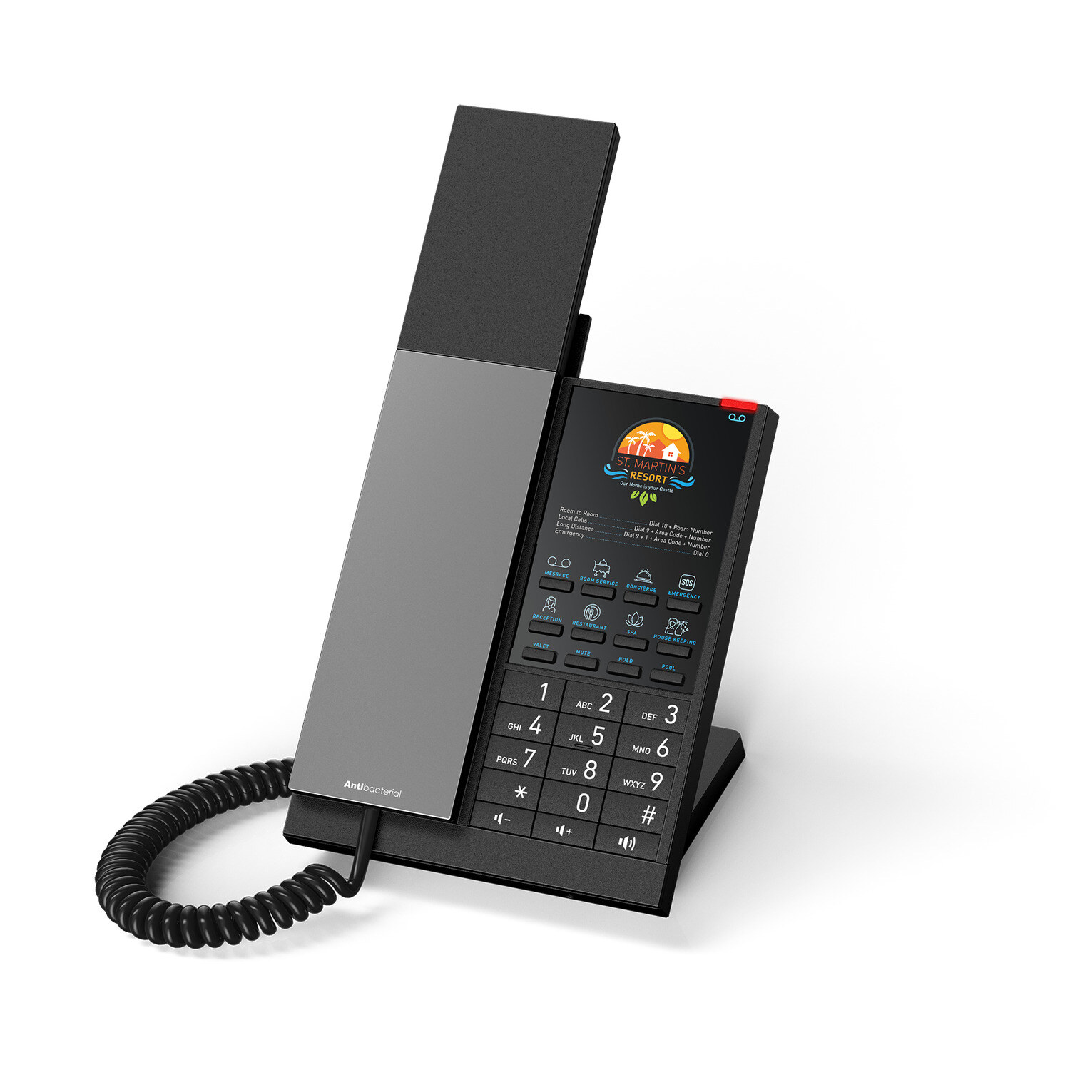 Snom HD350W Wi-Fi-s IP szállodai telefon – kép 4