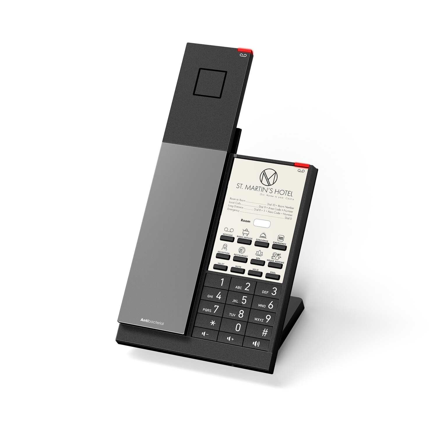 Snom HD351A analóg szállodai telefon DECT kézibeszélővel – kép 2