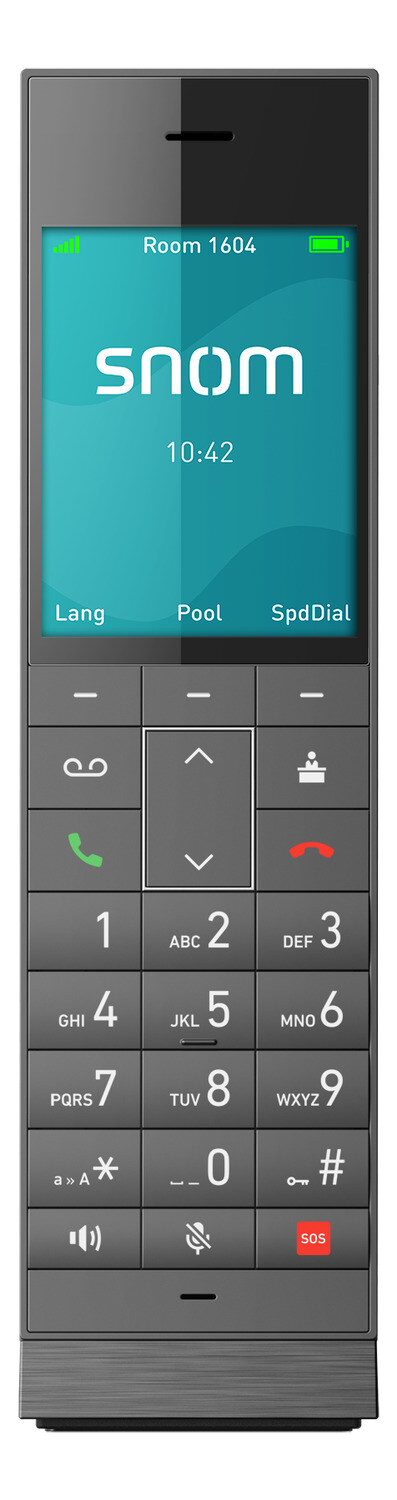 Snom HM2 szállodai DECT kézibeszélő színes kijelzővel – kép 1