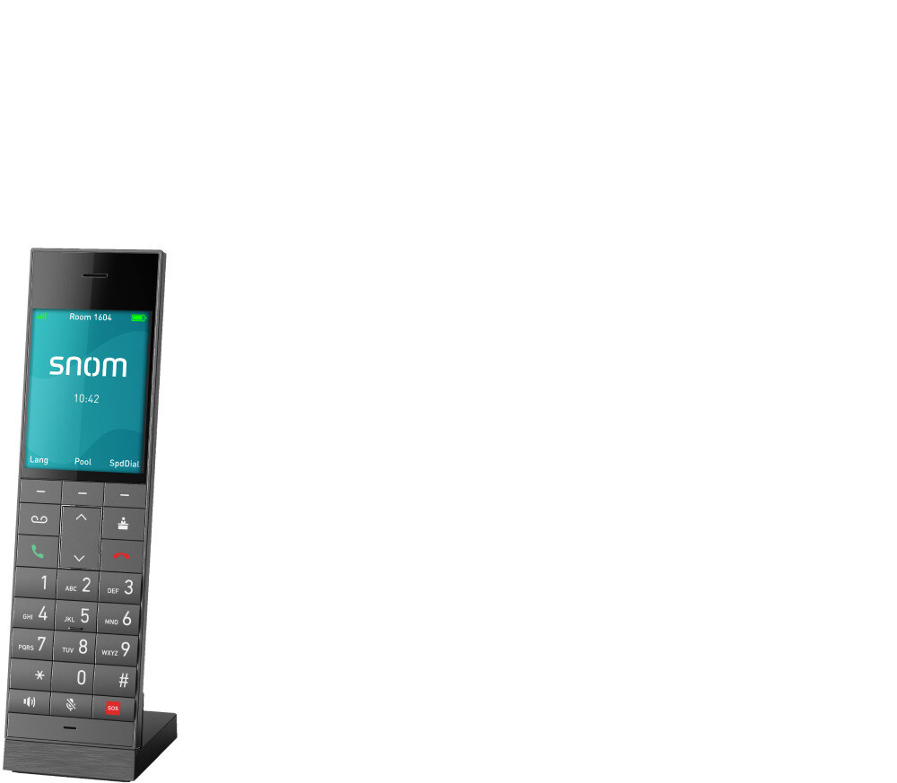 Snom HM2 szállodai DECT kézibeszélő színes kijelzővel – kép 2
