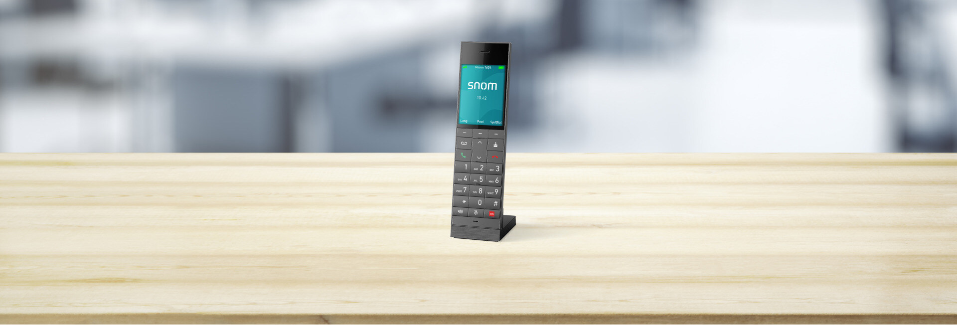 Snom HM2 szállodai DECT kézibeszélő színes kijelzővel – kép 3