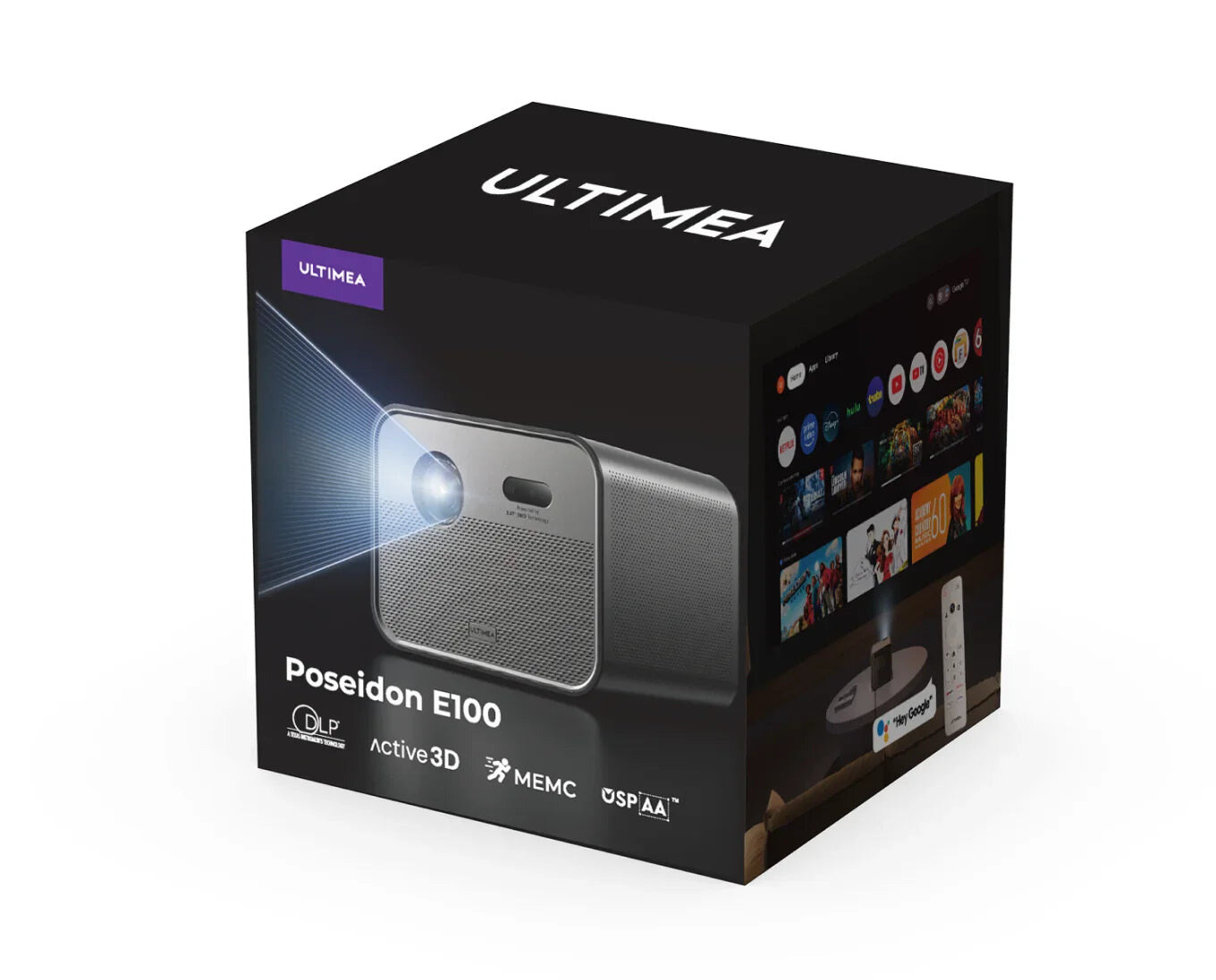 ULTIMEA Poseidon E100 Full HD DLP projektor (U0840) – kép 4