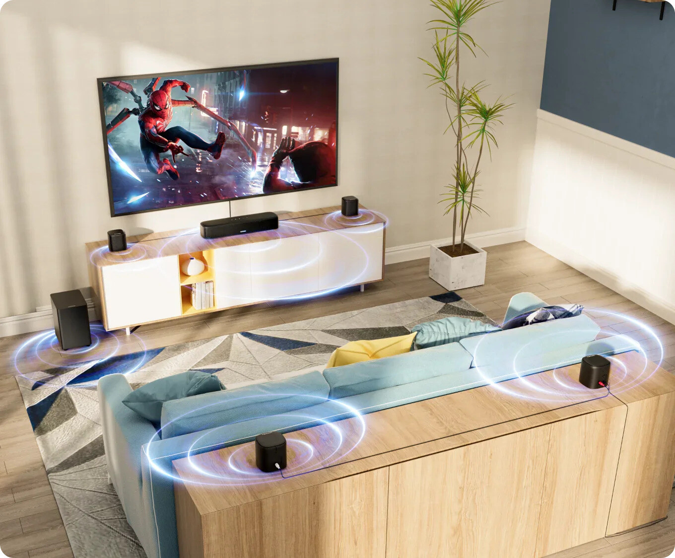ULTIMEA Aura A40 7.1 soundbar (U2601) – kép 5
