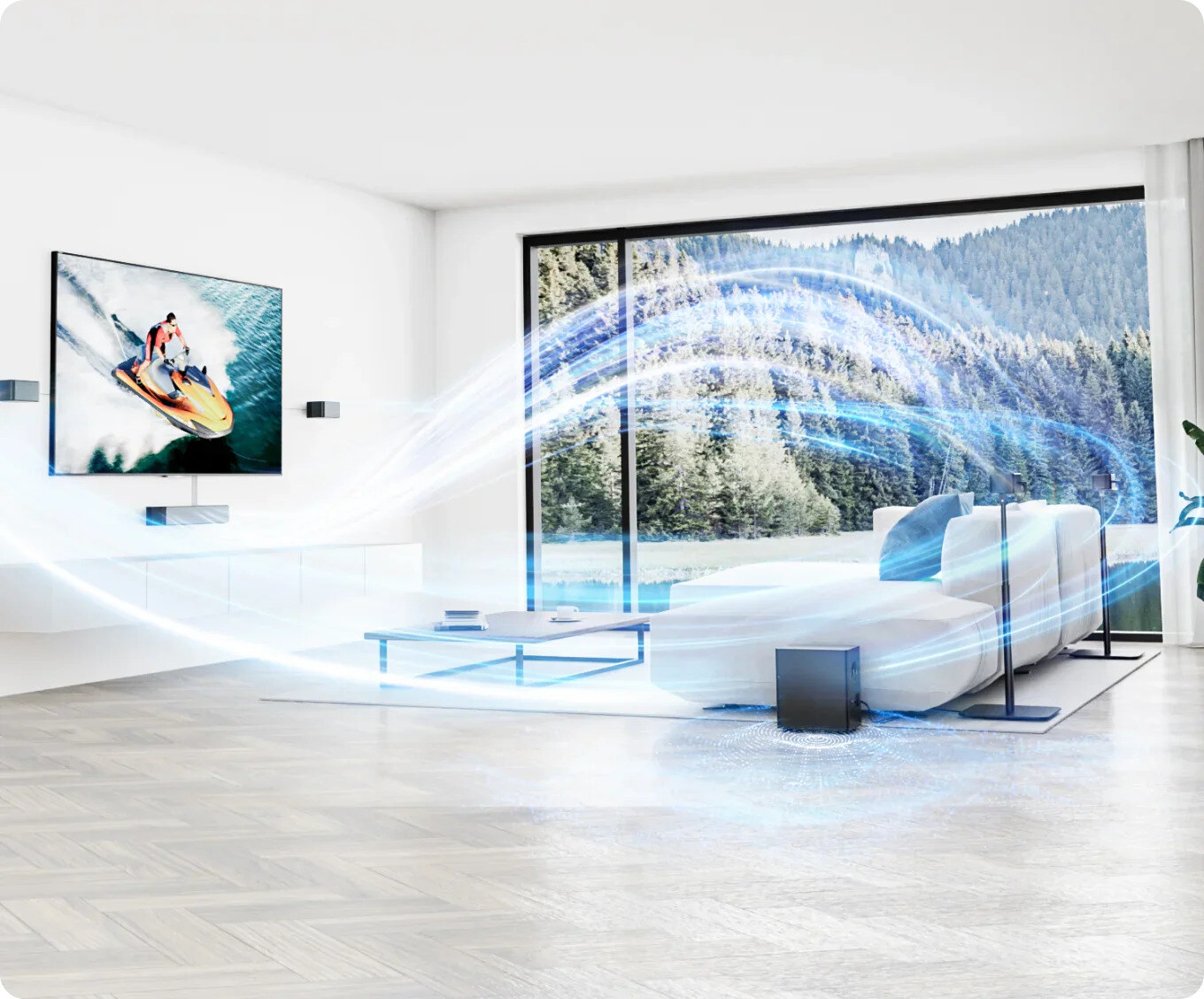 ULTIMEA Poseidon D80 7.1 Dolby Atmos soundbar (U2620) – kép 3
