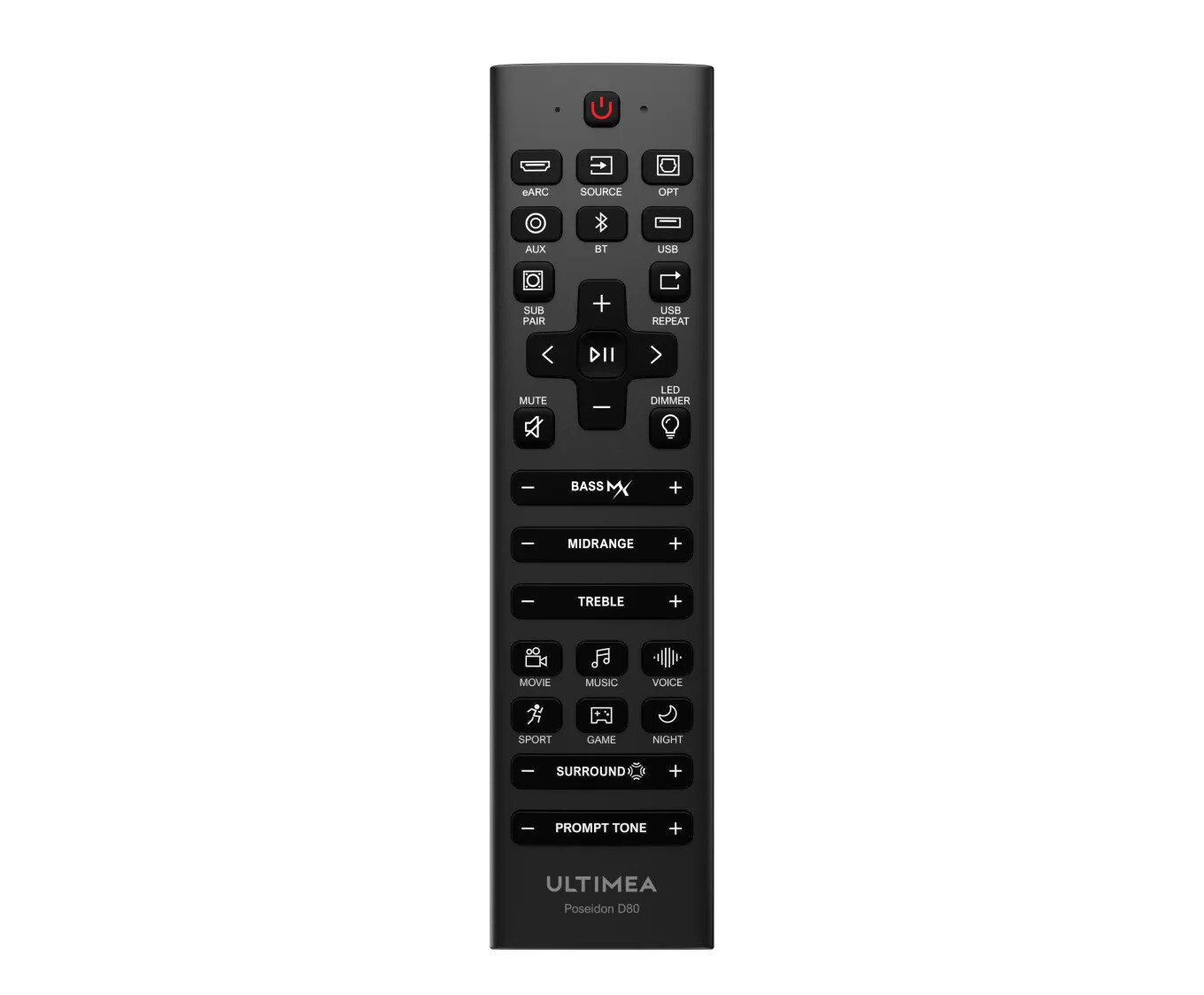 ULTIMEA Poseidon D80 7.1 Dolby Atmos soundbar (U2620) – kép 4