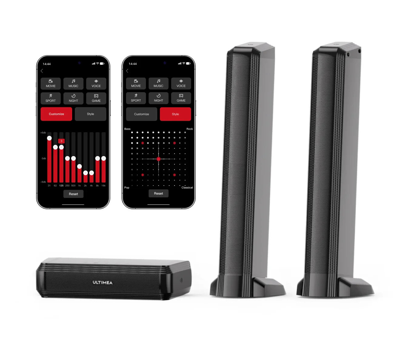 ULTIMEA Apollo S70 5.0 soundbar (U3700) – kép 1