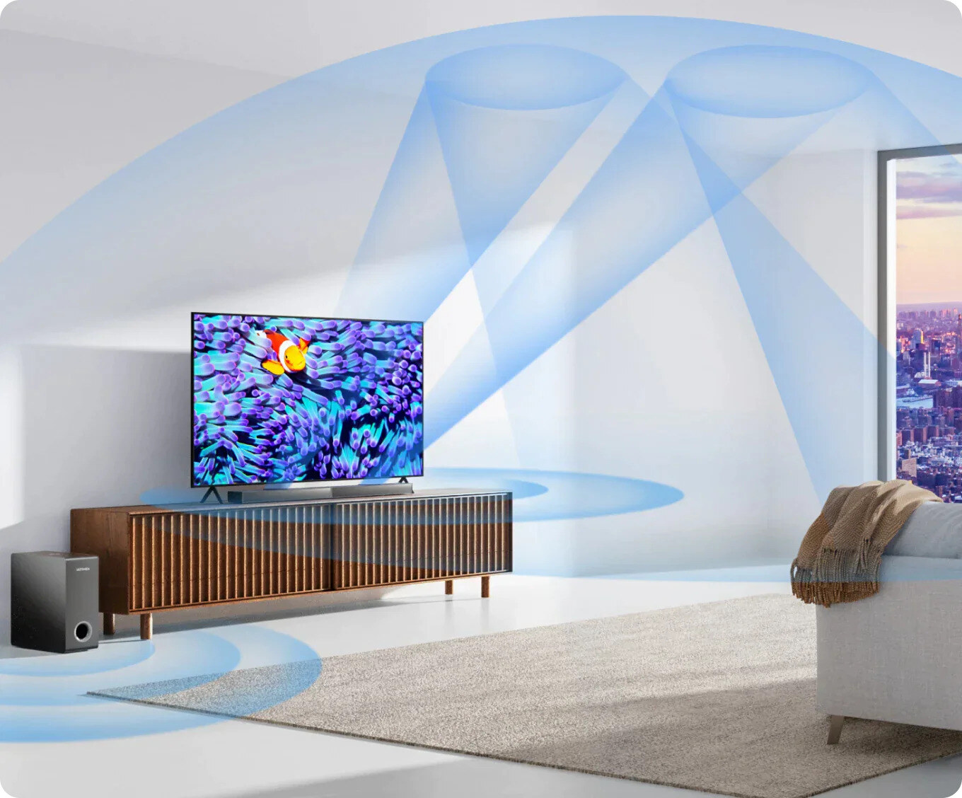 ULTIMEA Nova S70 3.1.2 Dolby Atmos soundbar (U3920) – kép 3
