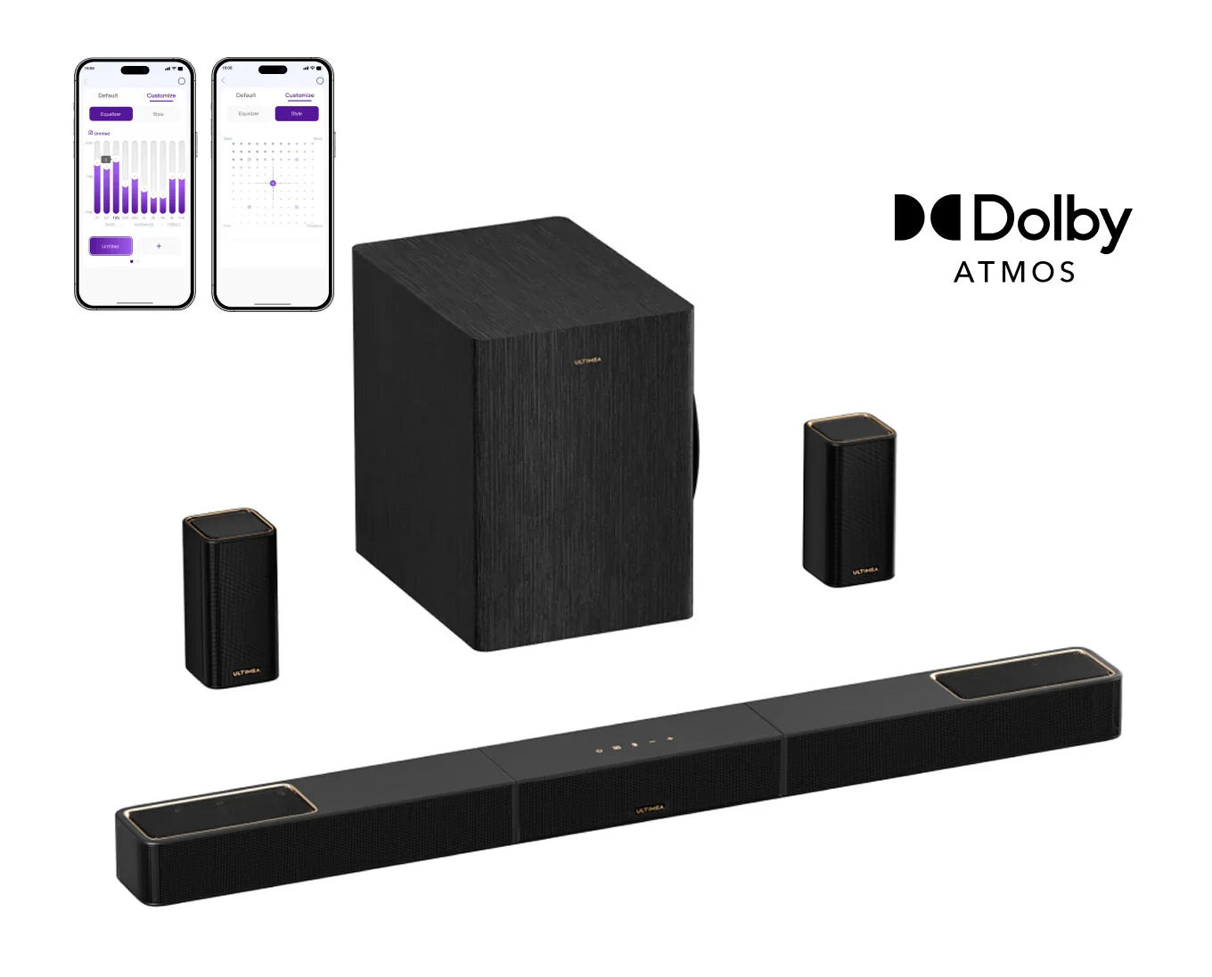 ULTIMEA Skywave X60 7.1.4 Dolby Atmos soundbar (U4421) – kép 2