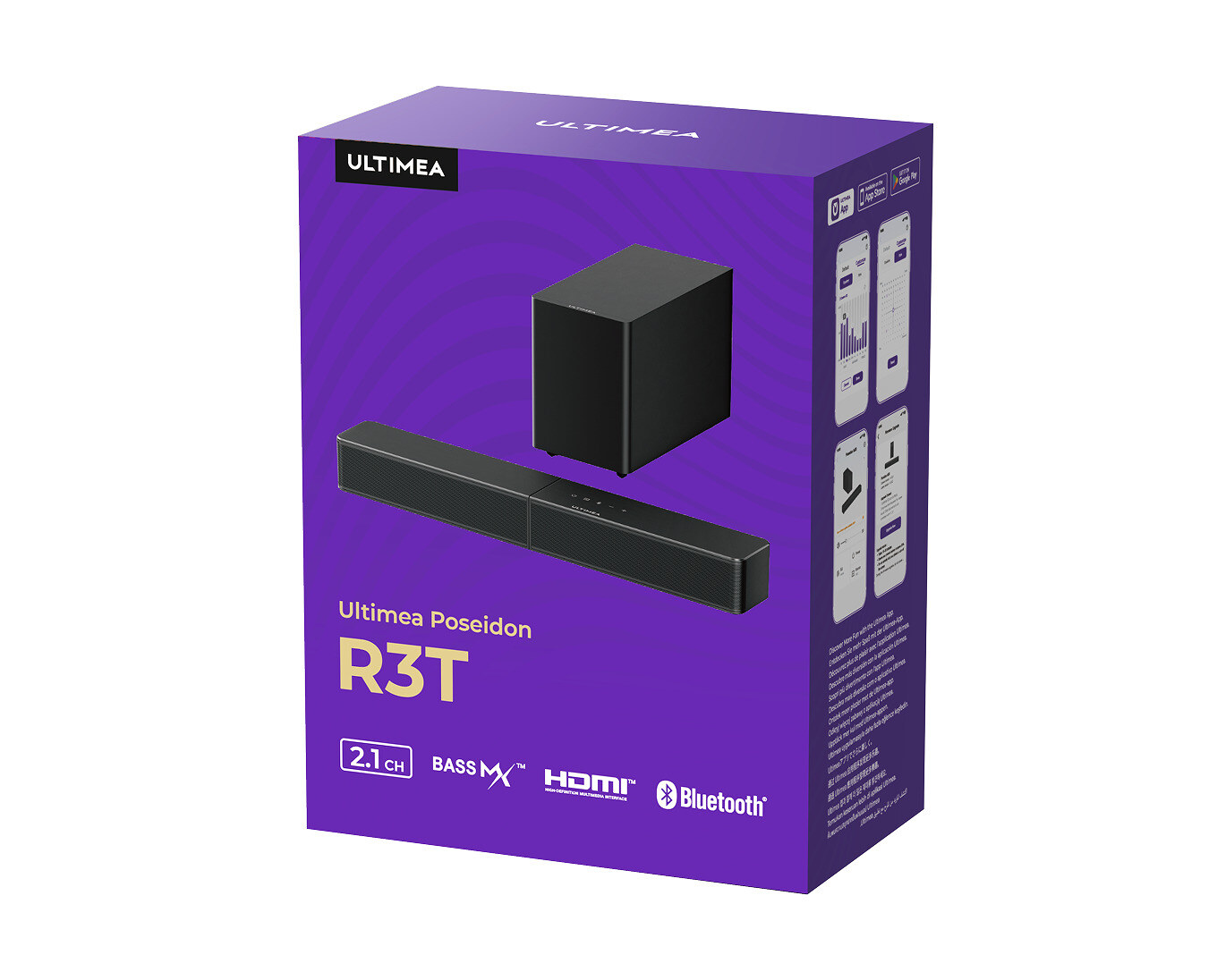 ULTIMEA Poseidon R3T 2.1 soundbar (UC003) – kép 4