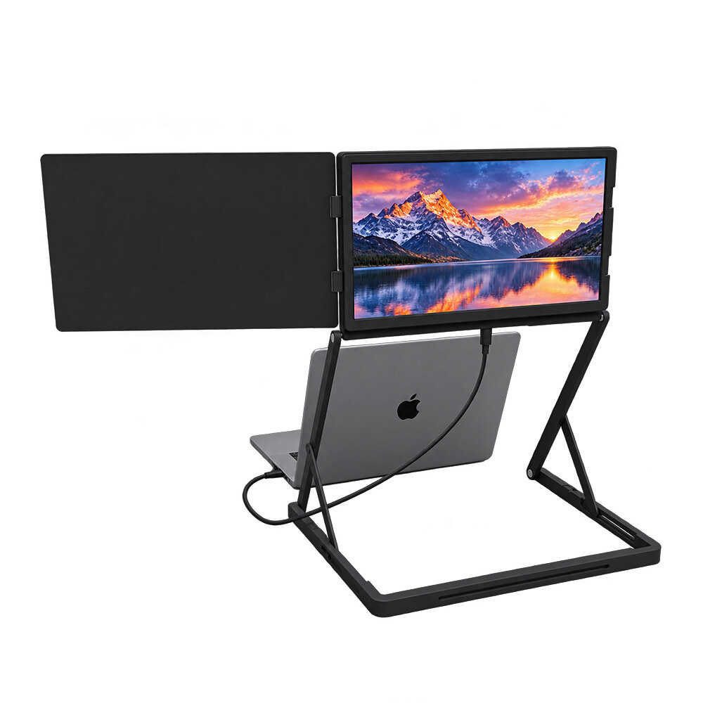 UPERFECT Tri-Screen 16" háromképernyős hordozható laptopmonitor-bővítő – kép 4