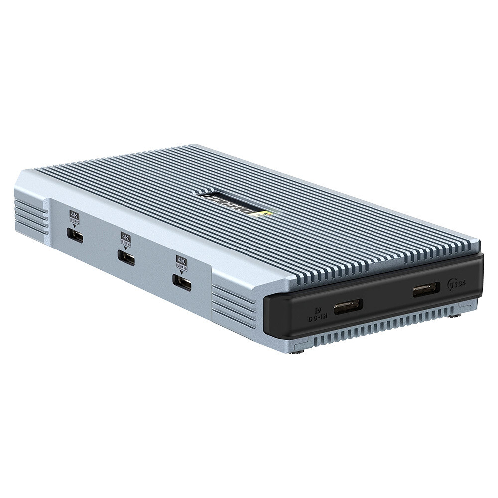 UPERFECT UHub Power X3 USB4 dokkolóállomás, 3× 4K 60 Hz – kép 3