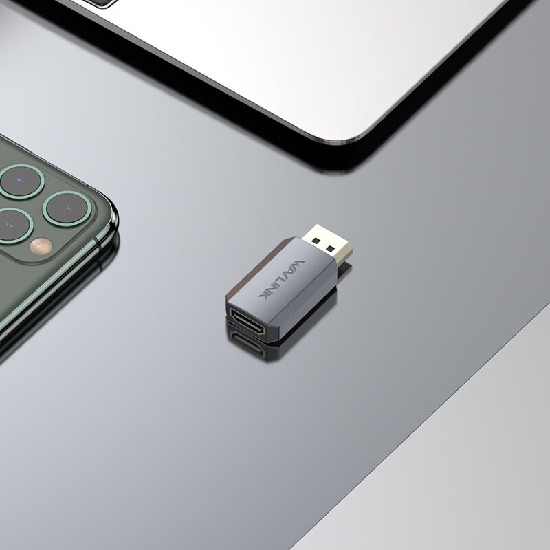Wavlink CAH5 DisplayPort–HDMI aktív adapter, 4K@60Hz – kép 2