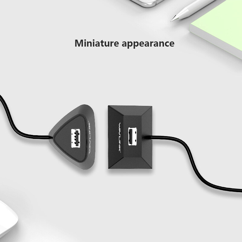 Wavlink CAU2D1 / CAU2D2 USB 2.0 asztali dokk, beépített hosszabbító kábellel – kép 1