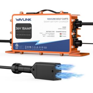 Wavlink GS950C 36 V / 18 A golfautó-töltő, 738 W, IP67, D-típusú csatlakozóval