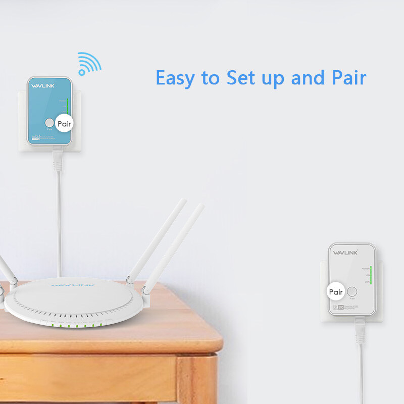 Wavlink NWP502WM N300 Wi-Fi Powerline kit, AV500 – kép 3
