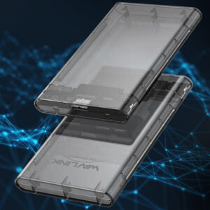 Wavlink ST239 USB 3.0 külső HDD/SSD ház, 2,5" SATA, 2 TB-ig, fekete