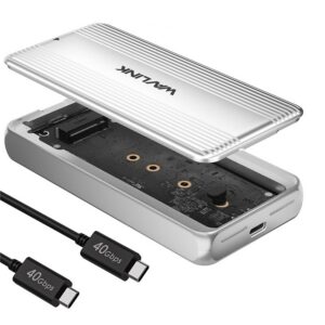 Wavlink ST406C USB4 M.2 NVMe SSD ház, 40 Gbps, ventilátoros hűtés