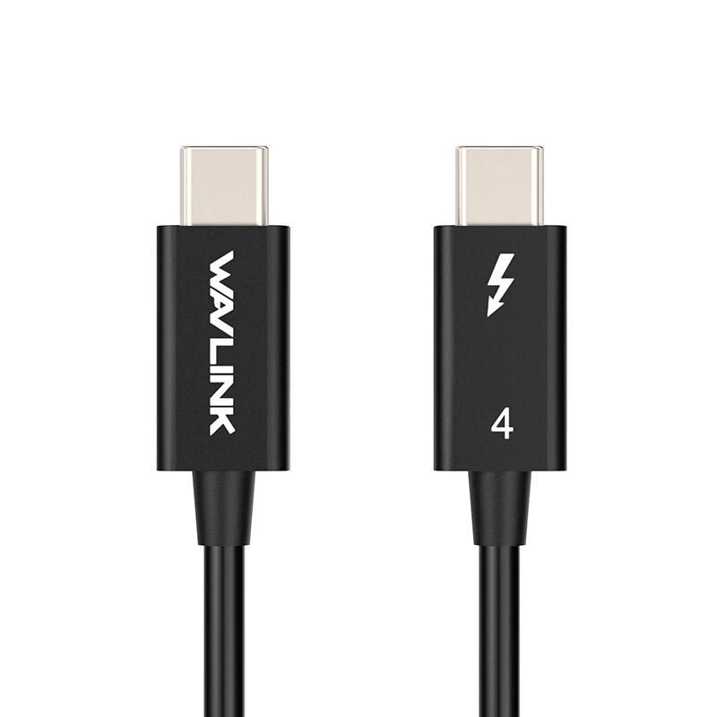 Wavlink T4C7P Thunderbolt 4 kábel, 0,7 m, 40 Gbps, 100 W – kép 2