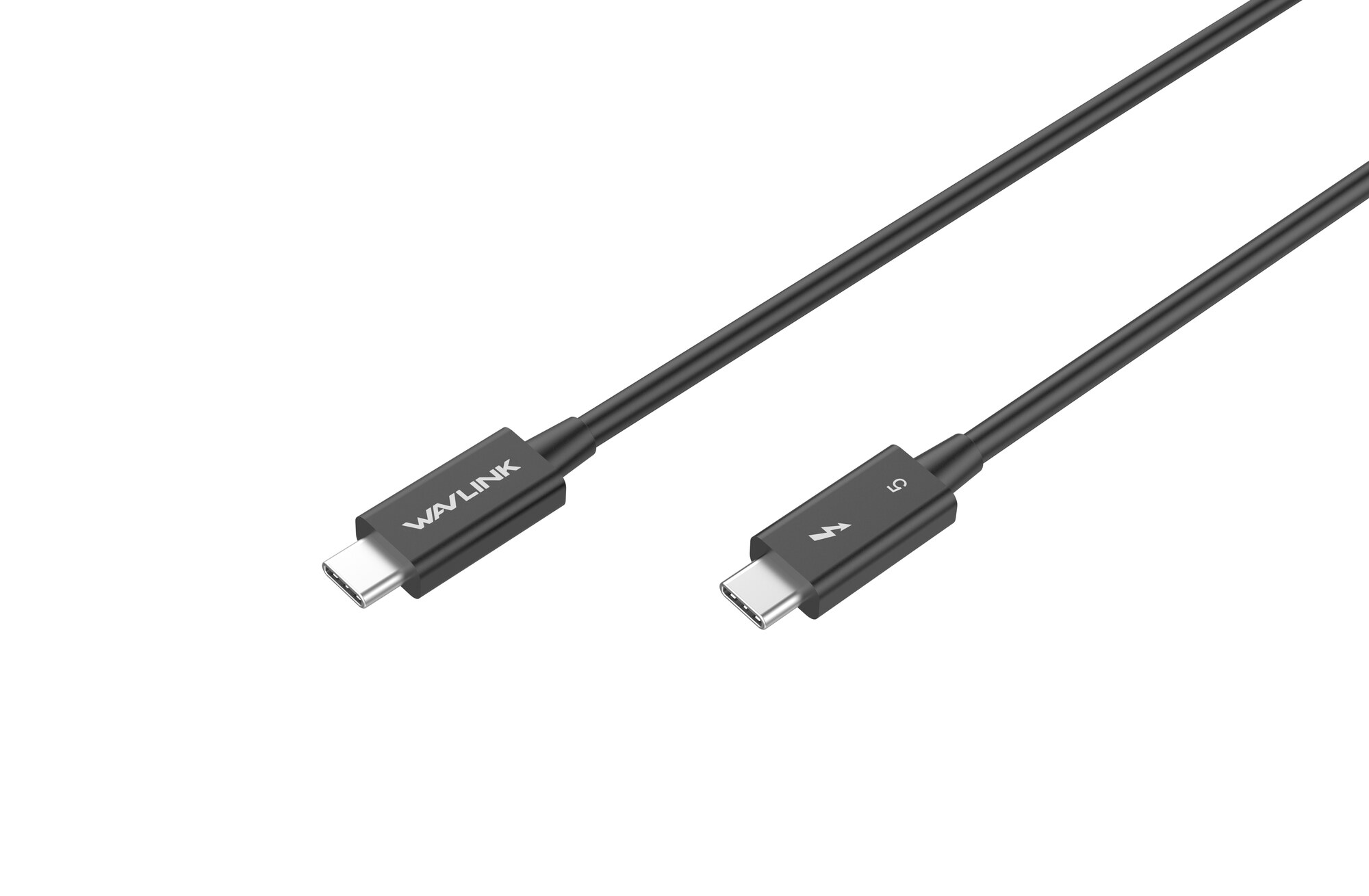Wavlink T5C3P Thunderbolt 5 kábel, 0,3 m, 80 Gbps, 240 W – kép 1