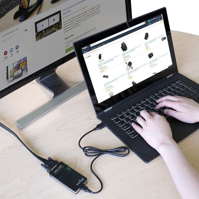 Wavlink UG17D1 USB 2.0 DVI adapter, 1080p, VGA/HDMI átalakítóval – kép 4