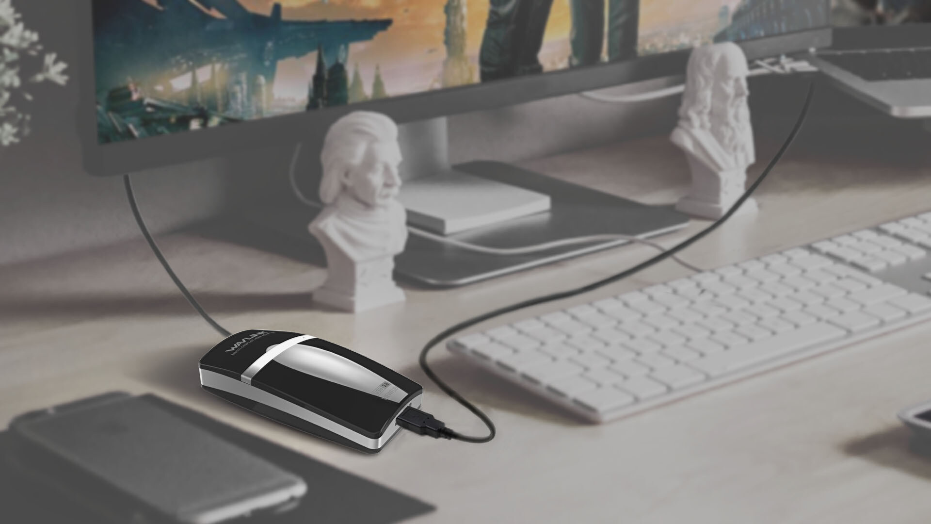Wavlink UG35H5 USB 3.0 HDMI adapter, 2K – kép 1