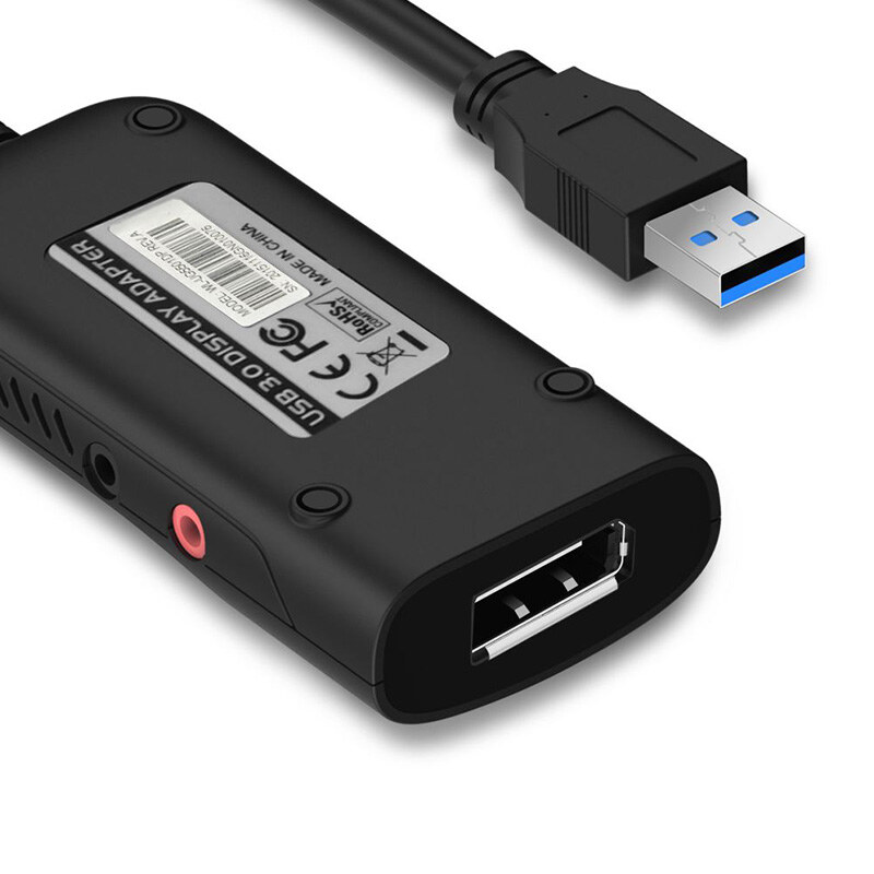 Wavlink UG5501DP USB 3.0 DisplayPort adapter, 4K, audióval – kép 1