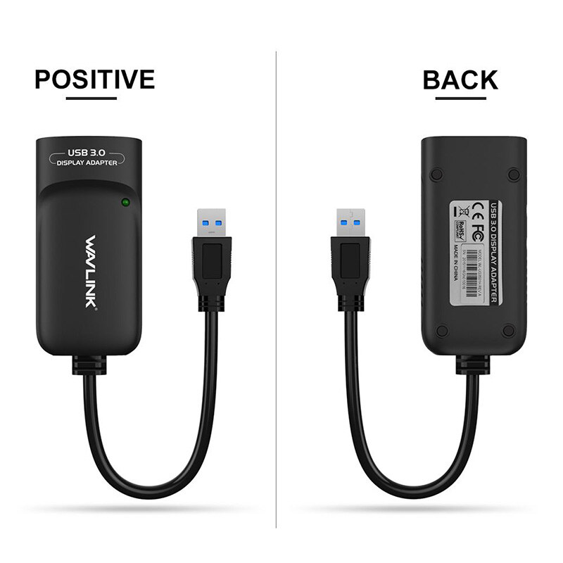 Wavlink UG5501DP USB 3.0 DisplayPort adapter, 4K, audióval – kép 2