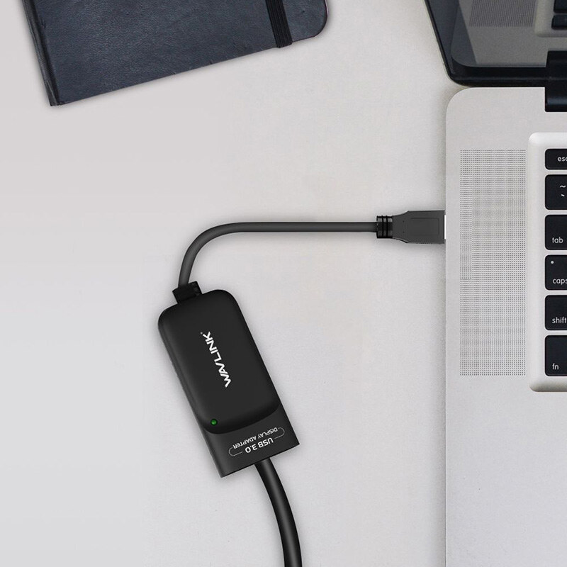 Wavlink UG5501DP USB 3.0 DisplayPort adapter, 4K, audióval – kép 3