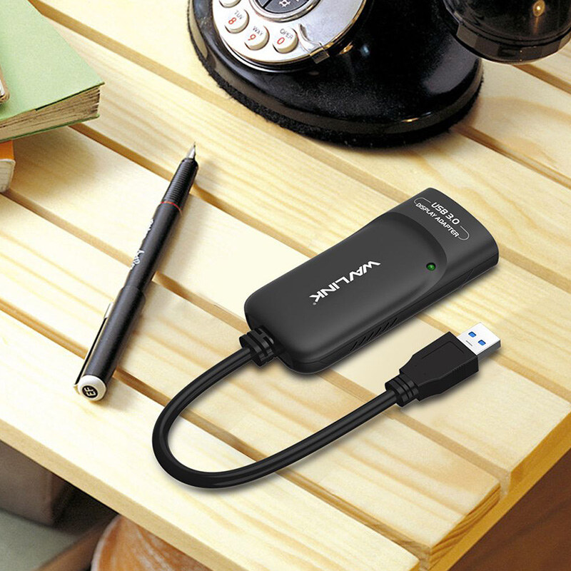 Wavlink UG5501DP USB 3.0 DisplayPort adapter, 4K, audióval – kép 4