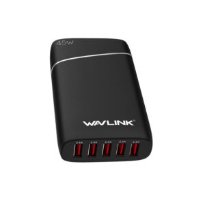 Wavlink UH1051P 5 portos usb töltőállomás, 45 W