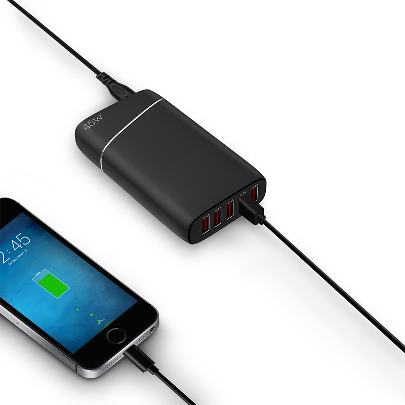 Wavlink UH1051P 5 portos usb töltőállomás, 45 W – kép 3