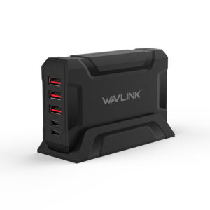 Wavlink UH1052PC2V 5 portos usb töltőállomás, 45 W, 3 USB-A + 2 USB-C