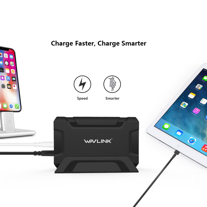 Wavlink UH1052PV 5 portos usb töltőállomás, 45 W – kép 3