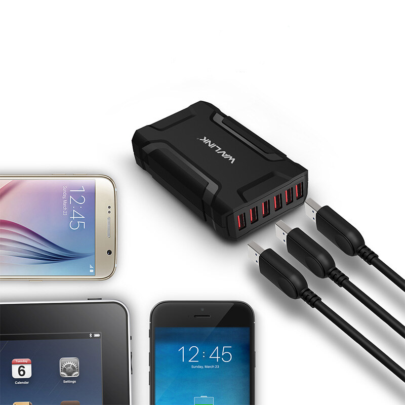 Wavlink UH1062P 6 portos usb töltőállomás, 60 W – kép 1