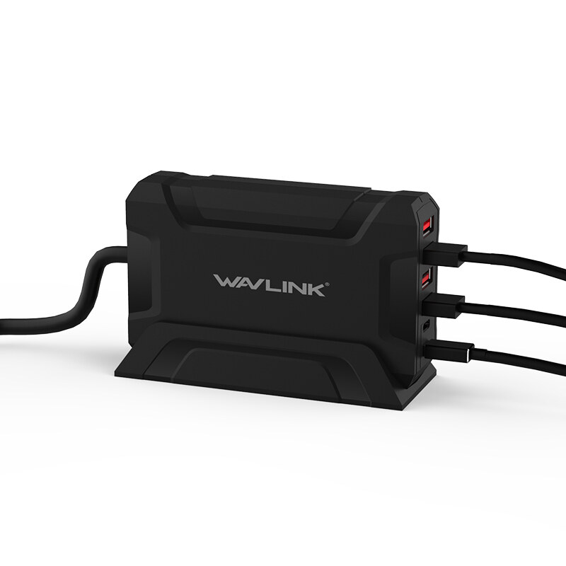 Wavlink UH1062PC2V 6 portos usb töltőállomás, 60 W, 4 USB-A + 2 USB-C – kép 3