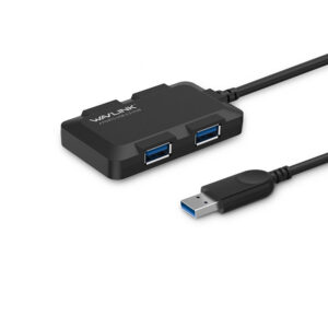 Wavlink UH30410 USB 3.0 hub, 4 portos, hordozható